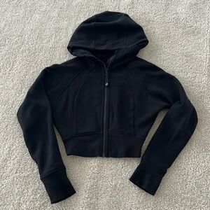 Lululemon Cropped Scuba Full Zip Hoodie